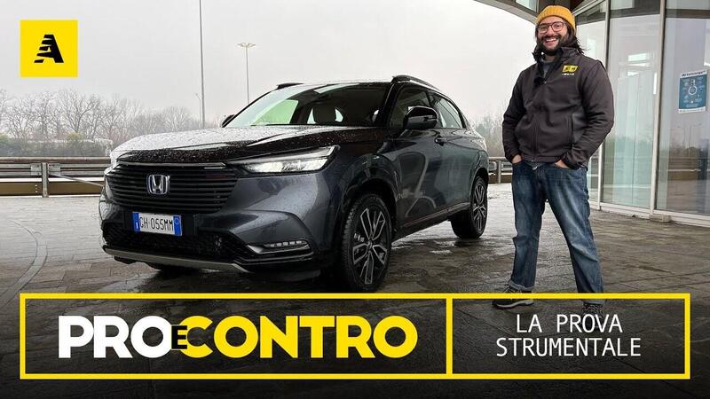 Honda HR-V, PRO e CONTRO | La pagella e tutti i numeri della prova strumentale