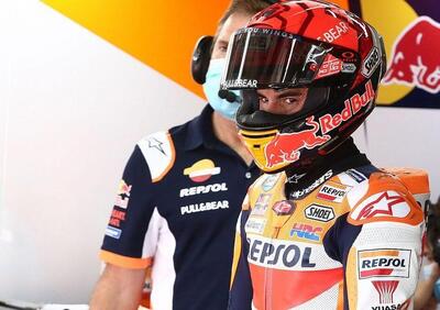 Per Marc Marquez un anniversario e un’ospitata in TV prima di Losail: “Nei test mi sono nascosto”