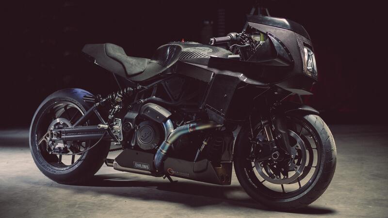 Indian FTR Black Swan by Workhorse Speed Shop: Radical Racer