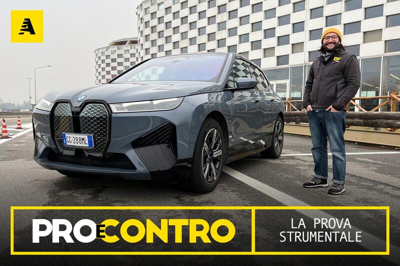 BMW iX, PRO e CONTRO | La pagella e tutti i numeri della prova strumentale