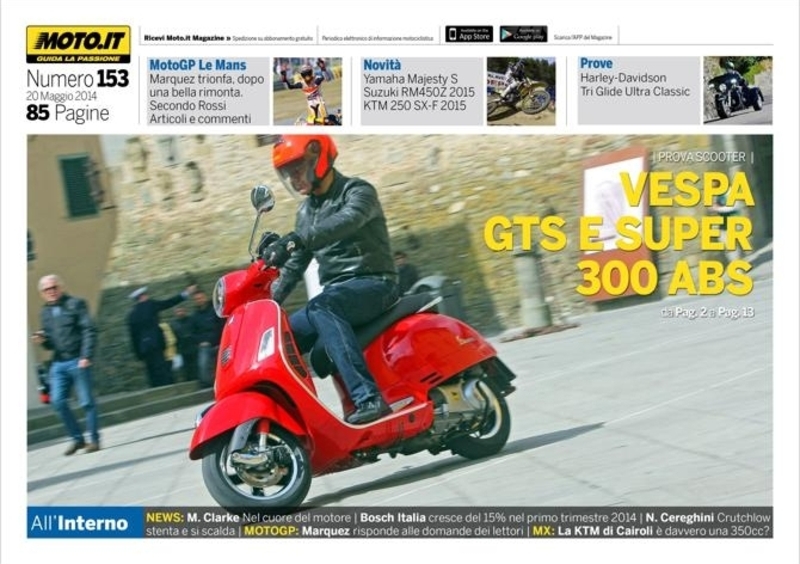 Magazine n&deg;153, scarica e leggi il meglio di Moto.it