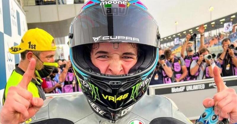 MotoGP 2022, GP Qatar, Celestino Vietti leader solitario vince in Moto2