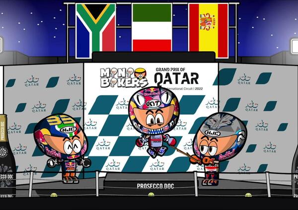 La MotoGP del dopo Valentino Rossi &egrave; diventata un cartone animato