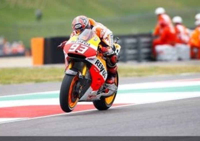 Marquez e il maltempo firmano il venerd&igrave; del Mugello