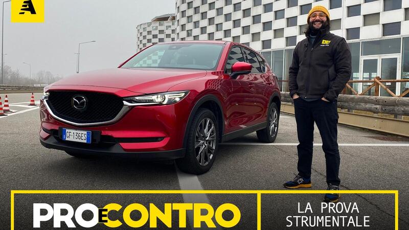 Mazda CX-5, PRO e CONTRO | La pagella e tutti i numeri della prova strumentale