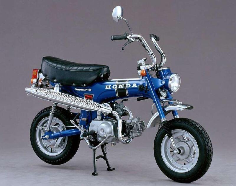 Il primo Dax, cilindrate 50 o 70 cc, del 1969