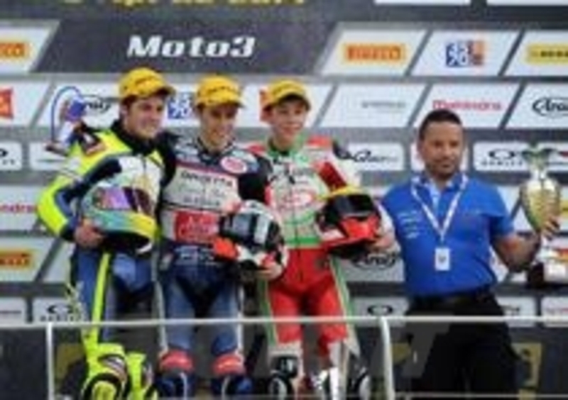 Podio della categoria Moto3