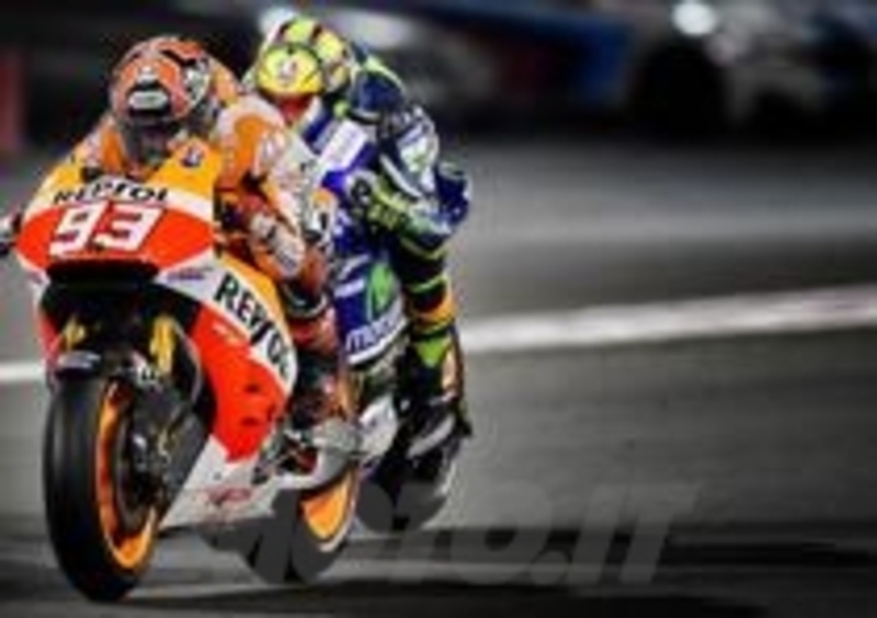 Rossi e Marquez in Qatar
