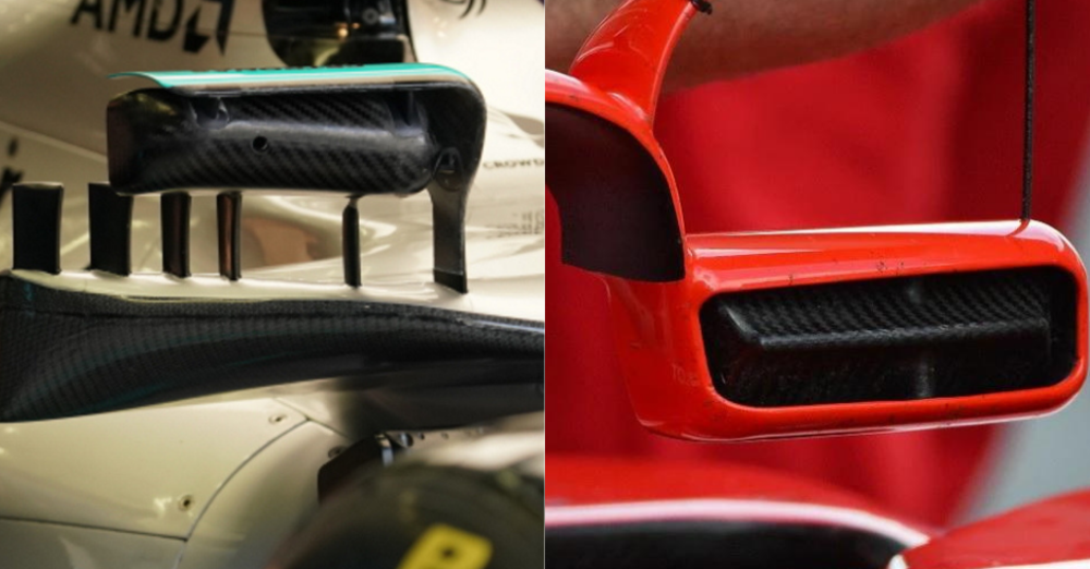 F1, specchietti Mercedes legali secondo la FIA (ma quelli della Ferrari no). Ecco perch&eacute; sono il primo caso della stagione