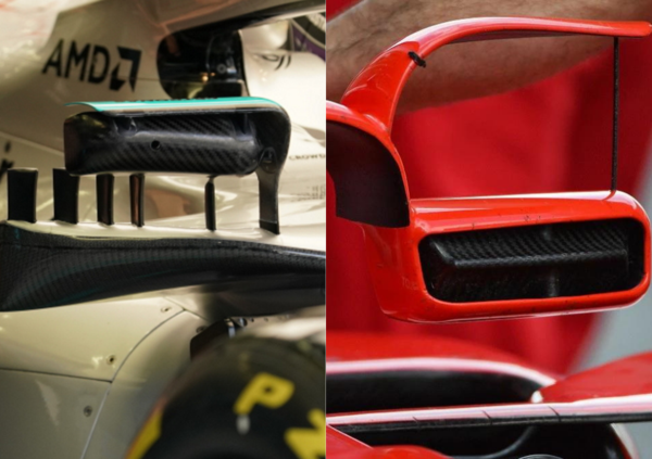 F1, specchietti Mercedes legali secondo la FIA (ma quelli della Ferrari no). Ecco perch&eacute; sono il primo caso della stagione