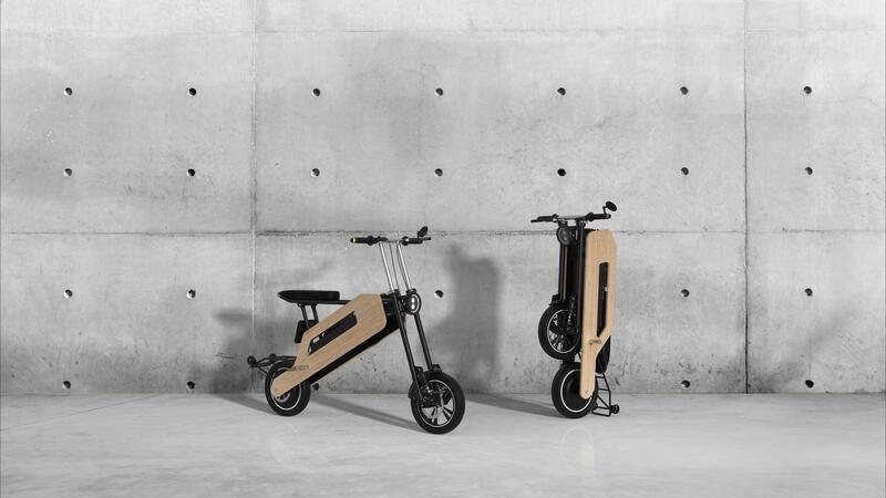 Reinova To-Move: scooter elettrico, pieghevole e in bamb&ugrave;