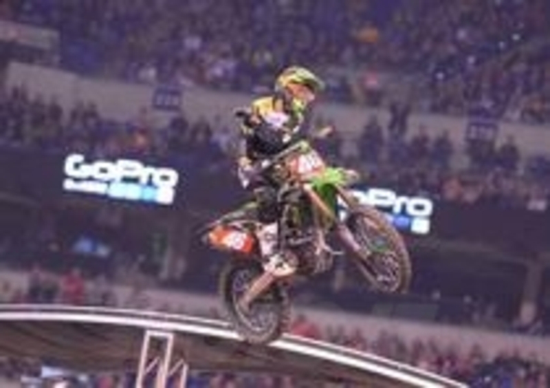 Cianciarulo, vincitore della 250SX ad Indianapolis
