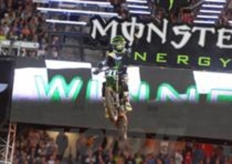 Davalos, vincitore della prova di Atlanta del Supercross 2014
