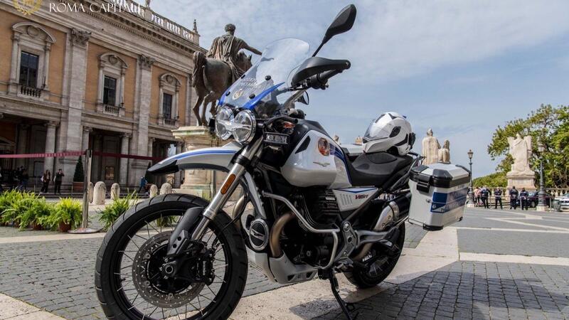 Polizia Locale Roma: arrivano 100 nuove Moto Guzzi