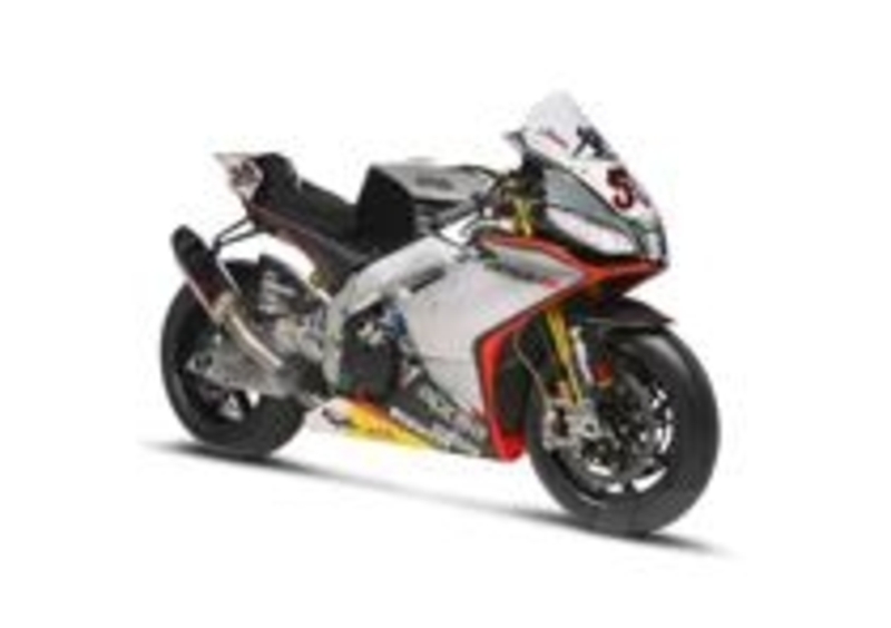 L&#039;Aprilia RSV4 di Sylvain Guintoli