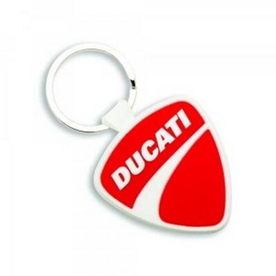 Portachiavi in gomma Scudetto Ducati