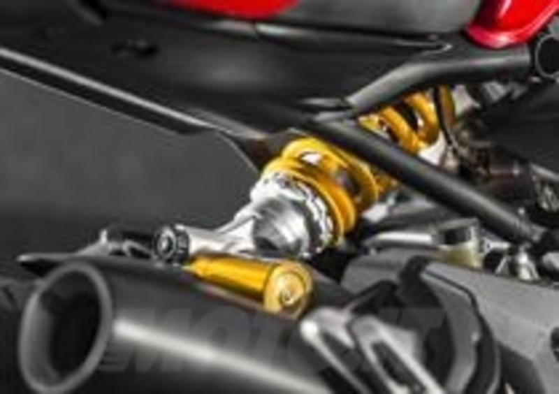 Il monoammortizzatore Ohlins della Monster 1200S
