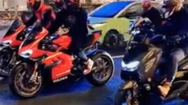 Il T-Maxista sfida tutti: Ducati Panigale, BMW S1000RR e supersportive varie [VIDEO VIRALE]