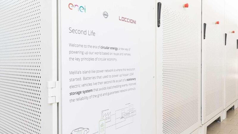 Enel Second Life, le batterie (esauste) di Nissan Leaf per stabilizzare la rete elettrica