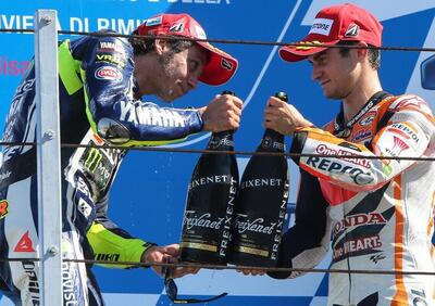 Il destino unisce Valentino Rossi e Dani Pedrosa: esordio in auto lo stesso giorno e sullo stesso circuito