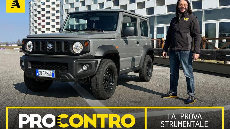 Suzuki Jimny, PRO e CONTRO | La pagella e tutti i numeri della prova strumentale