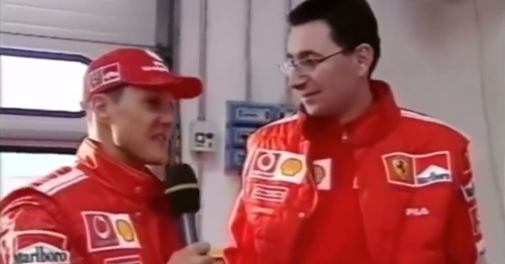 [VIDEO] Quando Schumacher intervistava Binotto: la vita in rosso del team principal Ferrari