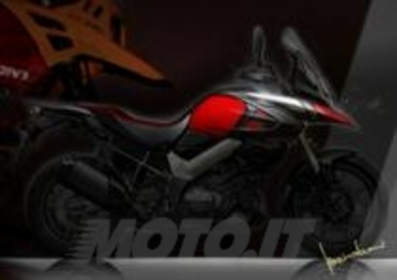 La maquette della nuova V-Strom
