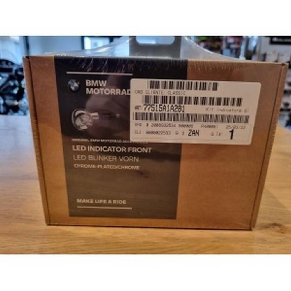 Indicatori di direzione a LED cromati, anteriori B BMW (2)