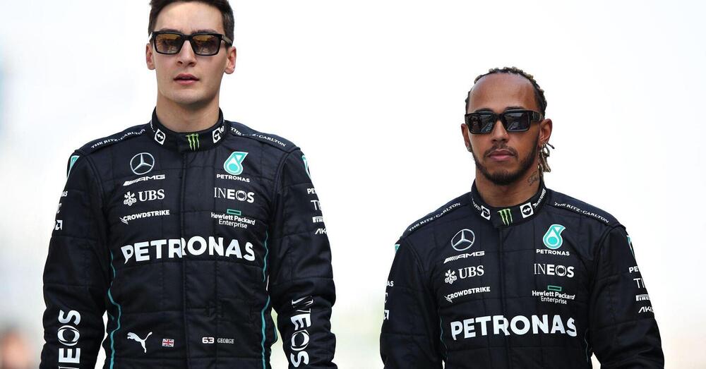Hamilton contro la Mercedes: &quot;Io ho dato il massimo, loro non so&quot;. E Russell affonda: &quot;Ho corso da solo&quot;