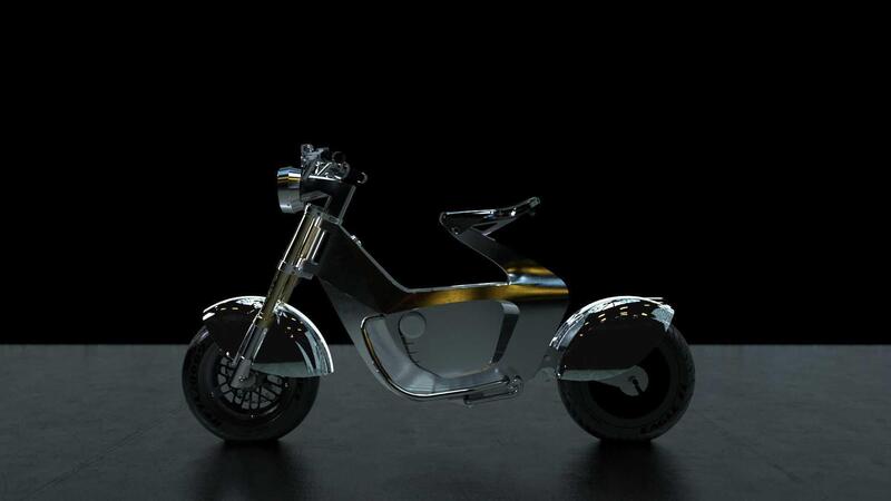 Stilride SUS1, scooter elettrico in lamiera