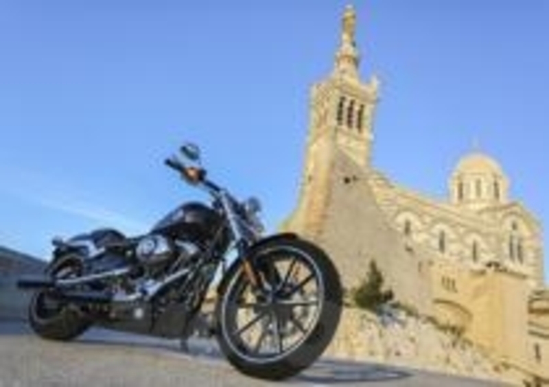 La Softail Breakout&amp;nbsp; a Marsiglia
