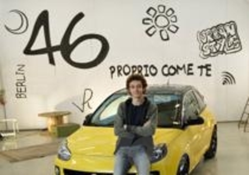 Rossi testimonial dell&#039;ultima campagna Opel Adam
