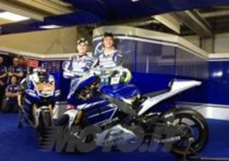 Le Yamaha YZR-M1 di Jorge Lorenzo e Valentino Rossi
