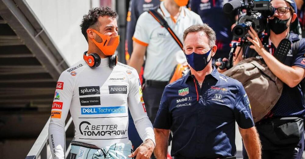 Horner accusa Ricciardo: &quot;Gli abbiamo fatto offerte stratosferiche ma se n&rsquo;&egrave; andato perch&eacute; non voleva fare il secondo. Adesso si ritrova Norris&quot;