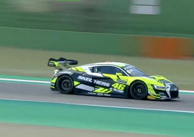 Valentino Rossi, 17° a Imola con l'Audi nel GT World Challenge [VIDEO]