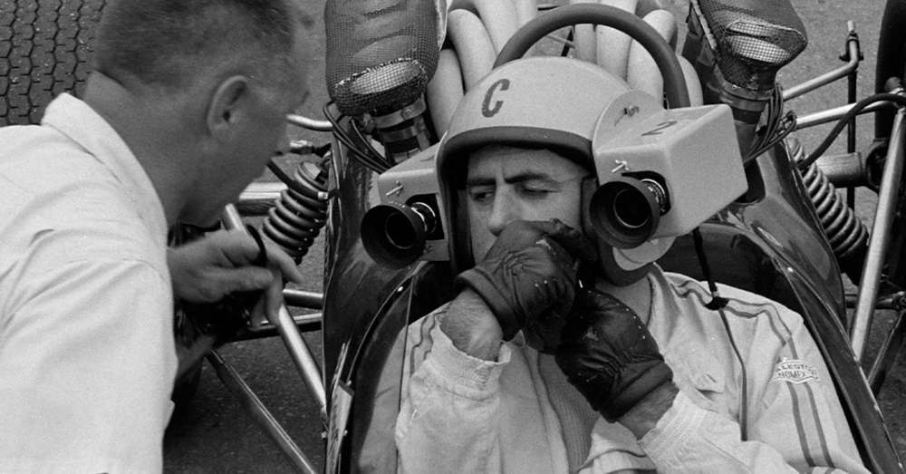 Ecco com&rsquo;erano una volta le helmet cam in Formula 1