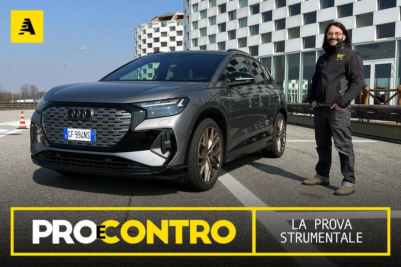 Audi Q4 e-tron, PRO e CONTRO | La pagella e tutti i numeri della prova strumentale