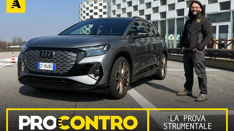 Audi Q4 e-tron, PRO e CONTRO | La pagella e tutti i numeri della prova strumentale