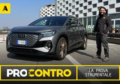 Audi Q4 e-tron, PRO e CONTRO | La pagella e tutti i numeri della prova strumentale