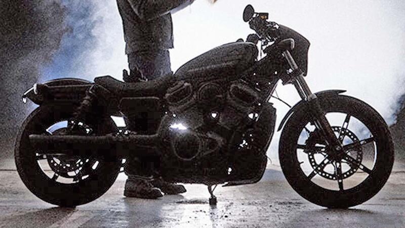 La futura Sportster del teaser assomiglia moltissimo al modello del sondaggio che trovate poco pi&ugrave; sopra