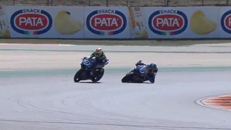 SBK 2022. GP Aragon, Numero di Lorenzo Baldassarri in Supersport! Vittoria impossibile! [VIDEO]