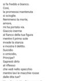 Le poesie di Giorgia Soleri sulla pagina Instagram "La signorina nessuno" 2