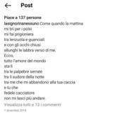 Le poesie di Giorgia Soleri sulla pagina Instagram "La signorina nessuno"