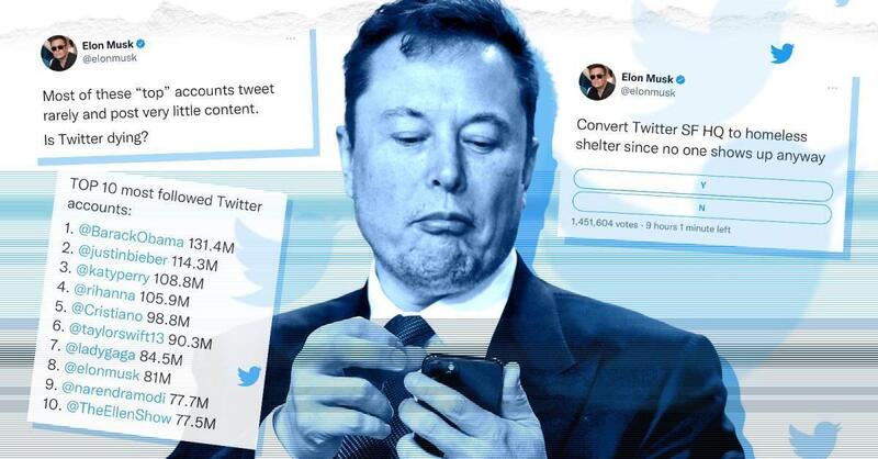 Tutto o niente: Elon Musk vuole il 100% di Twitter e lo paga anche bene