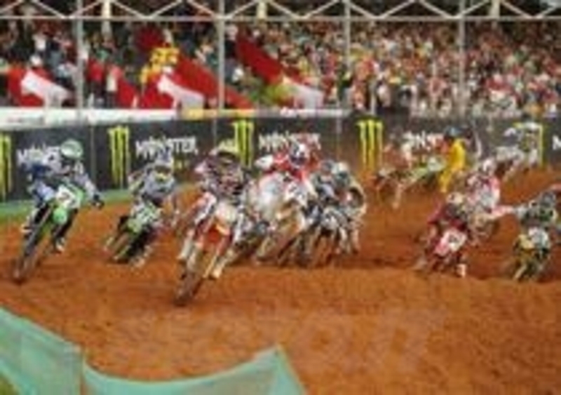 Partenza MX1, qualifiche GP del Brasile 2012
