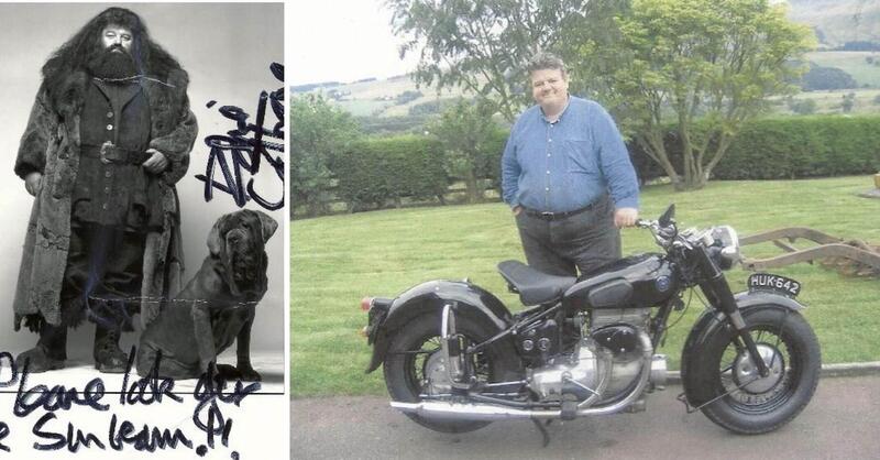 In vendita la moto di Hagrid (Robbie Coltrane), il gigante di Harry Potter