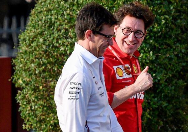 Toto Wolff commenta il motore Ferrari: &quot;Dall&#039;anno scorso sono passati da 10 CV in meno a...&quot;