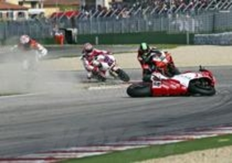 Niccol&amp;ograve; Canepa, incidente a Imola
