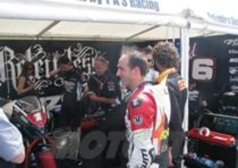 Stefano Bonetti nel paddock
