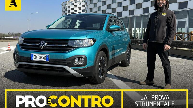 Volkswagen T-Cross, PRO e CONTRO | La pagella e tutti i numeri della prova strumentale [Video]